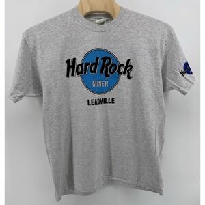 Vintage 90s Touch of Gold Hard Rock Cafe Miner Leadville T-Shirt Size XL